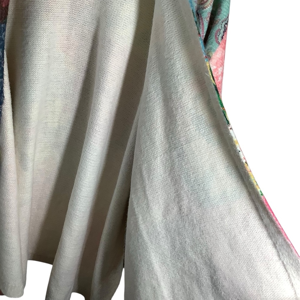 Reversible Patchwork Kimono Cardigan Multicolor - Picture 6 of 11